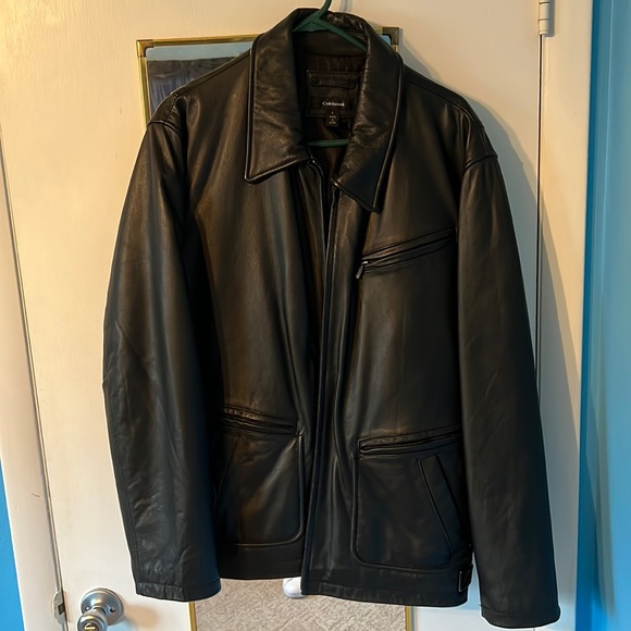 Men’s Colebrook Leather Coat - Picture 1 of 3